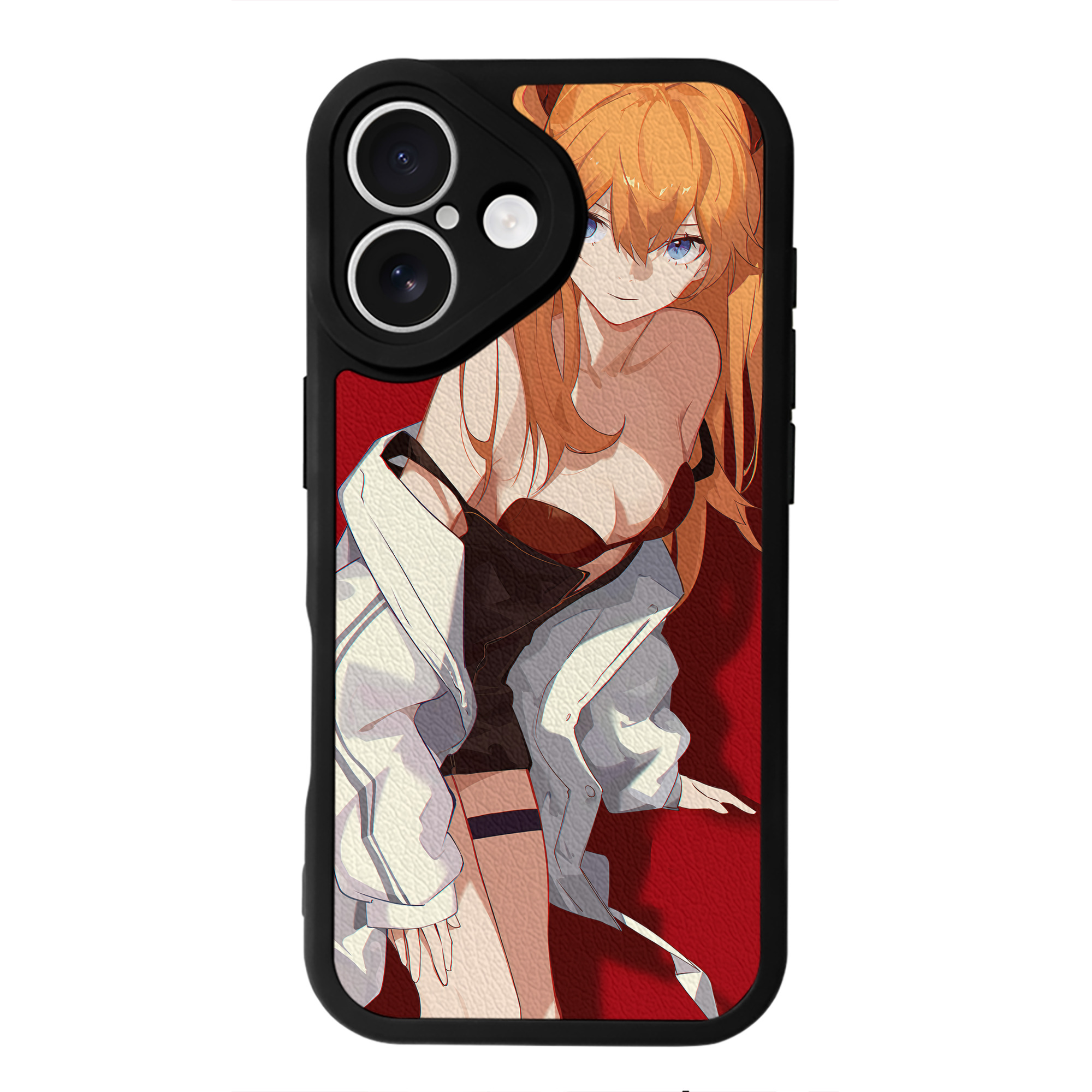 （画像用） EVA 新世紀エヴァンゲリオン 【iPhone 16シリーズ対応】シリコンスマホケース（レザー調） 材質：シリコン